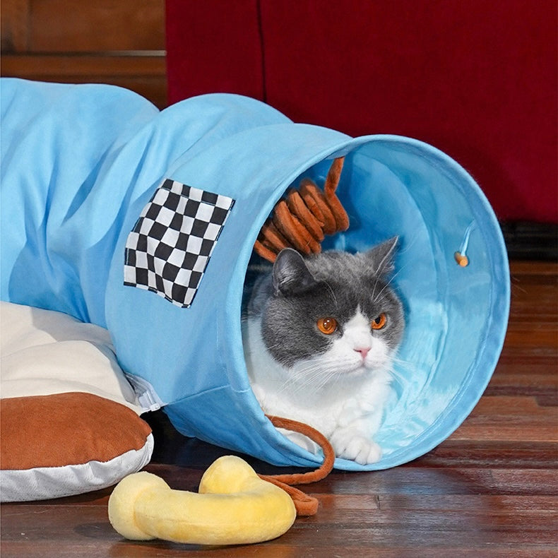 Best Retro Telephone Cat Tunnel Bed