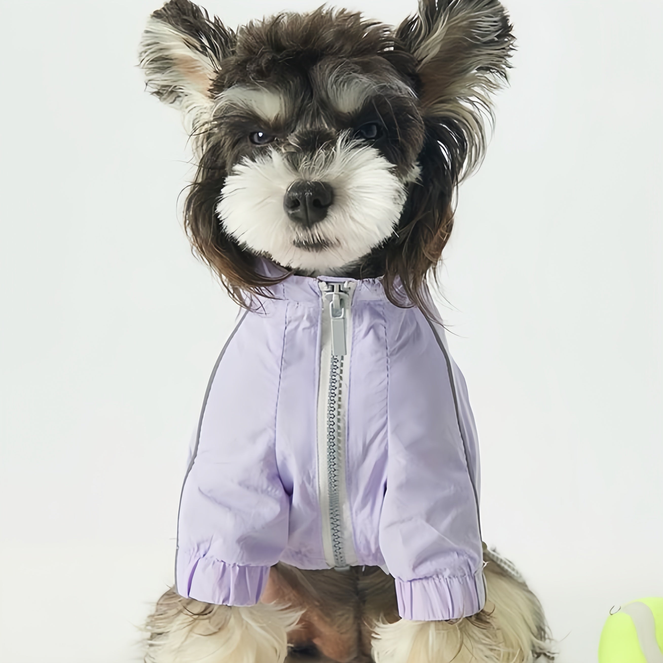 Reflective Pet Raincoat with Butterfly Knot